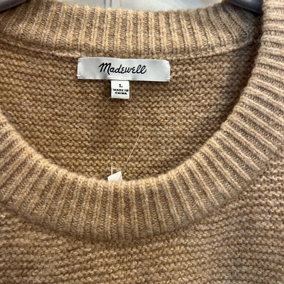 NWT Madewell striped sweater. Very stylish. Size L - Picture 3 of 4
